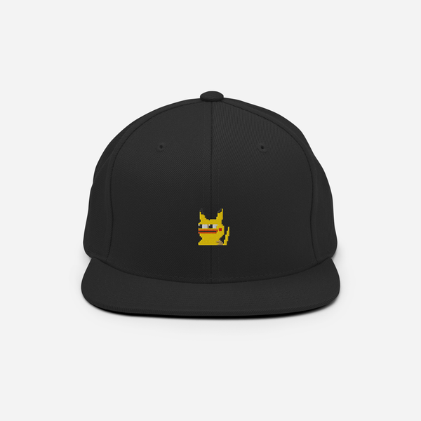 Classic Snapback - Black - Pepekachu