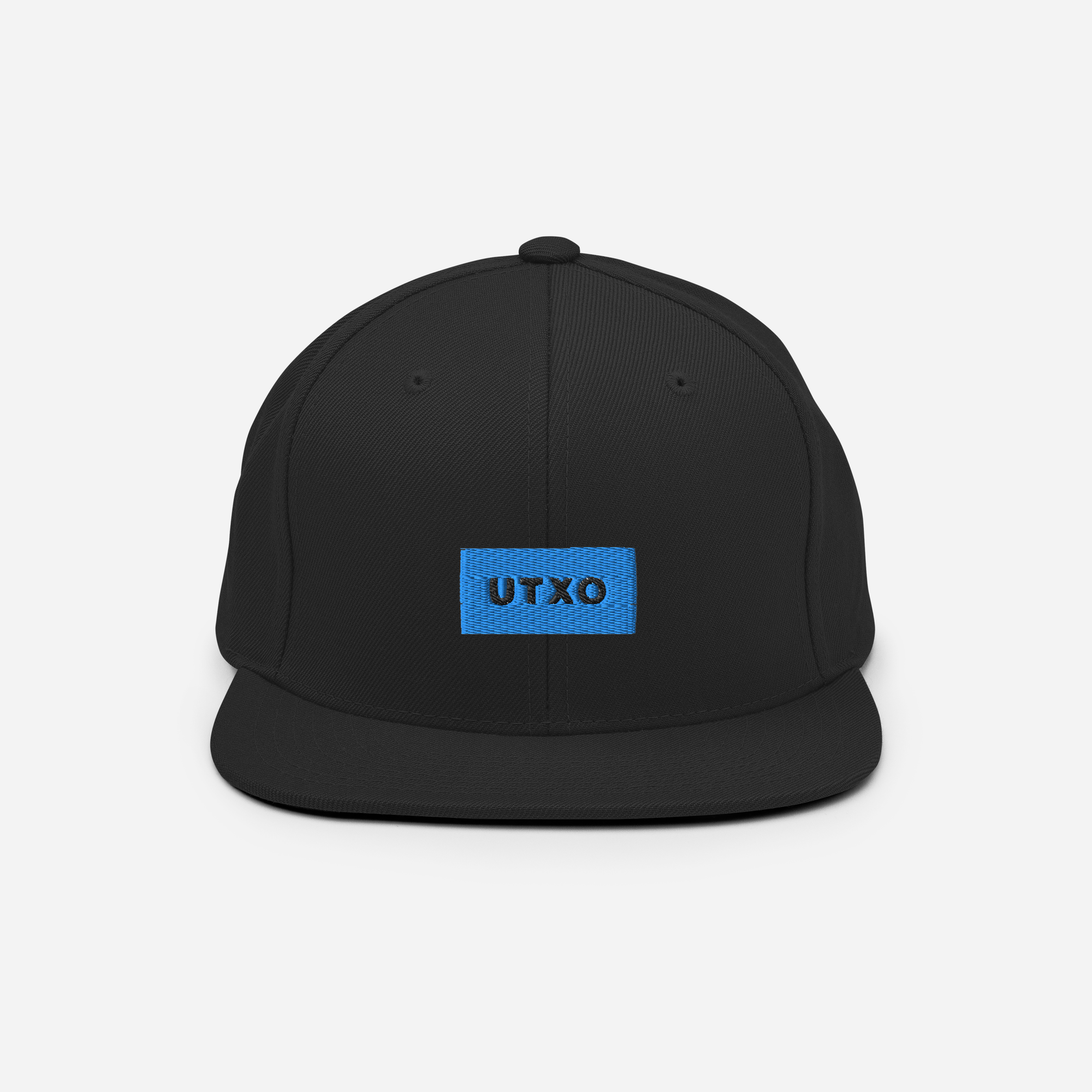 Classic Snapback - Black - UTXO (blue)