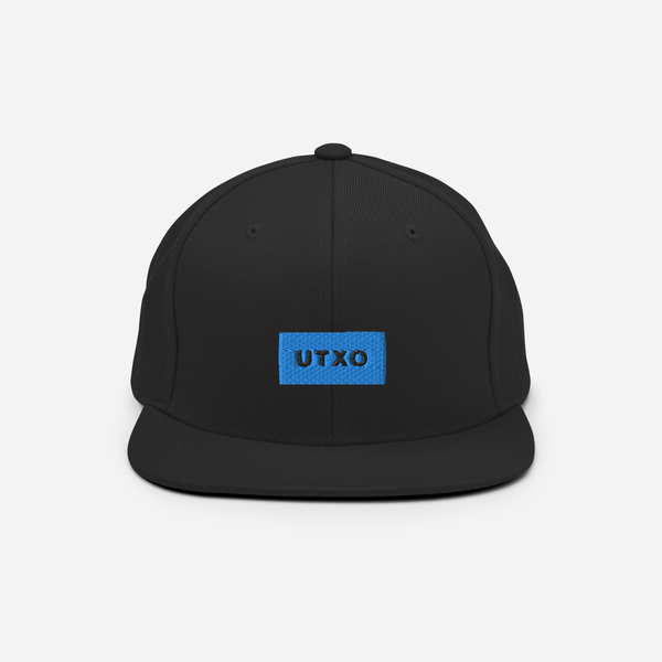 Classic Snapback - Black - UTXO (blue)