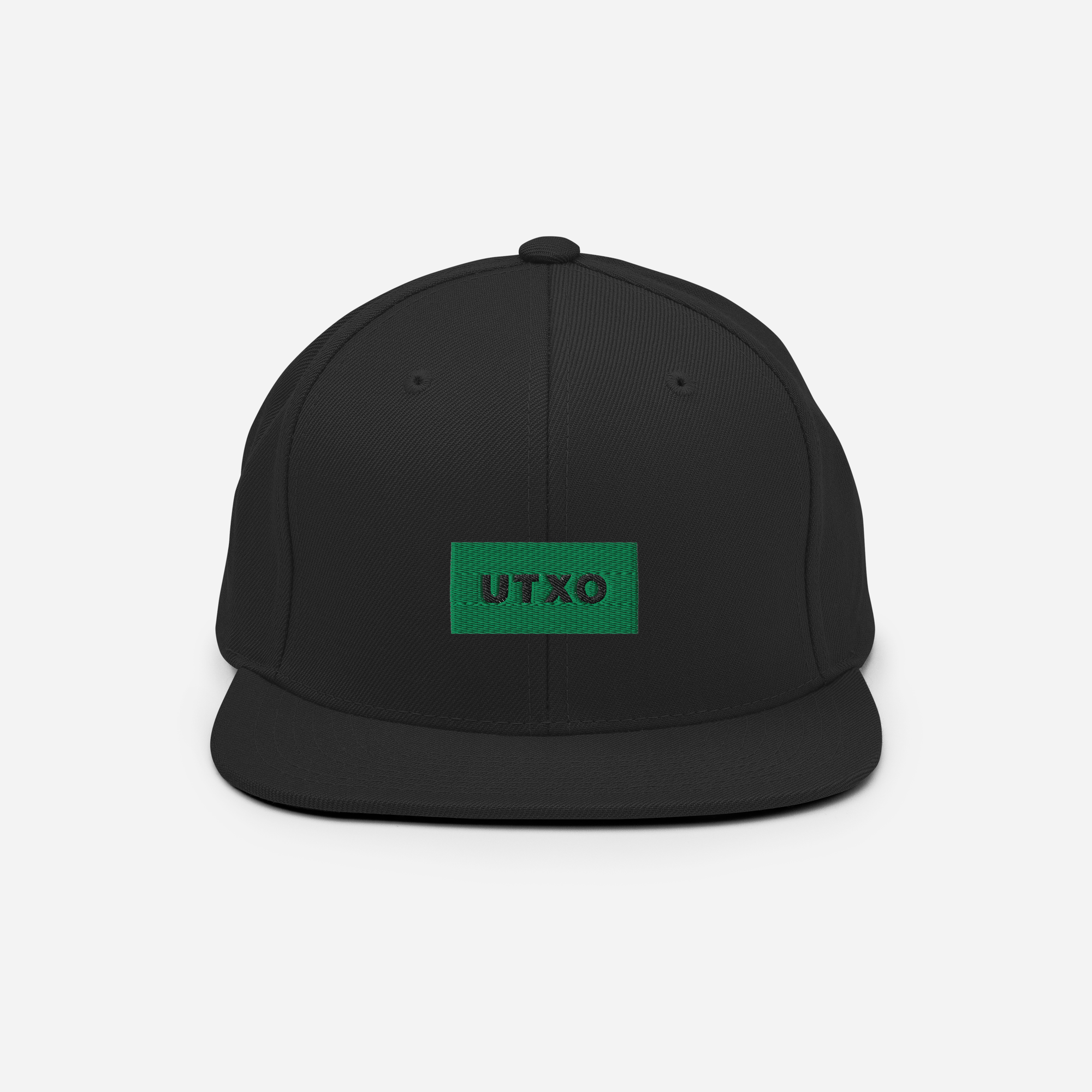 Classic Snapback - Black - UTXO (green)