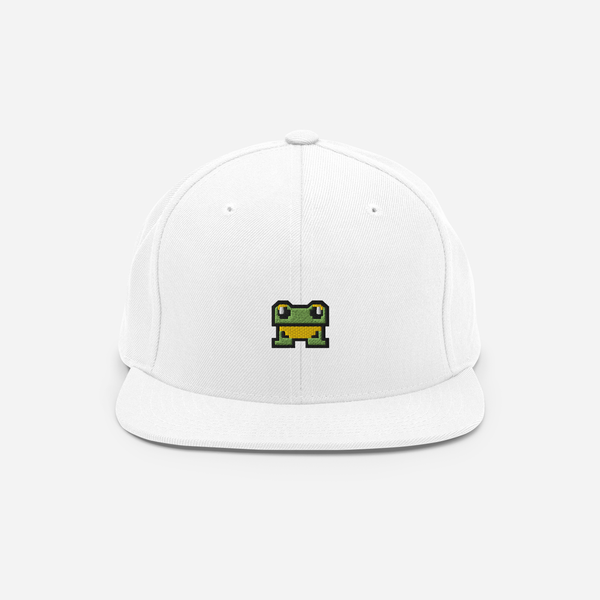 Classic Snapback - White - FrogFolio