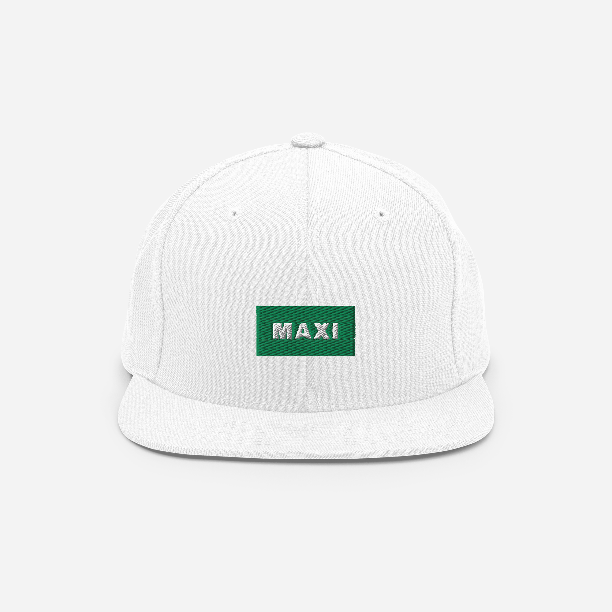 Classic Snapback - White - MAXI (green)