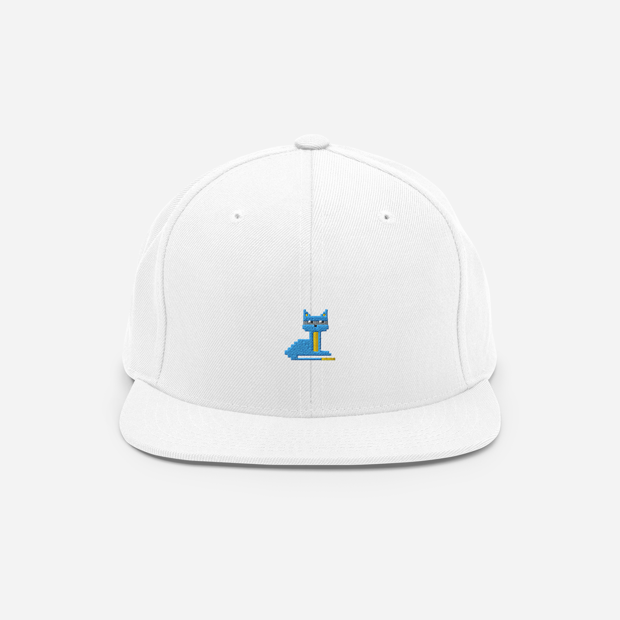 Classic Snapback - White - NodeCat