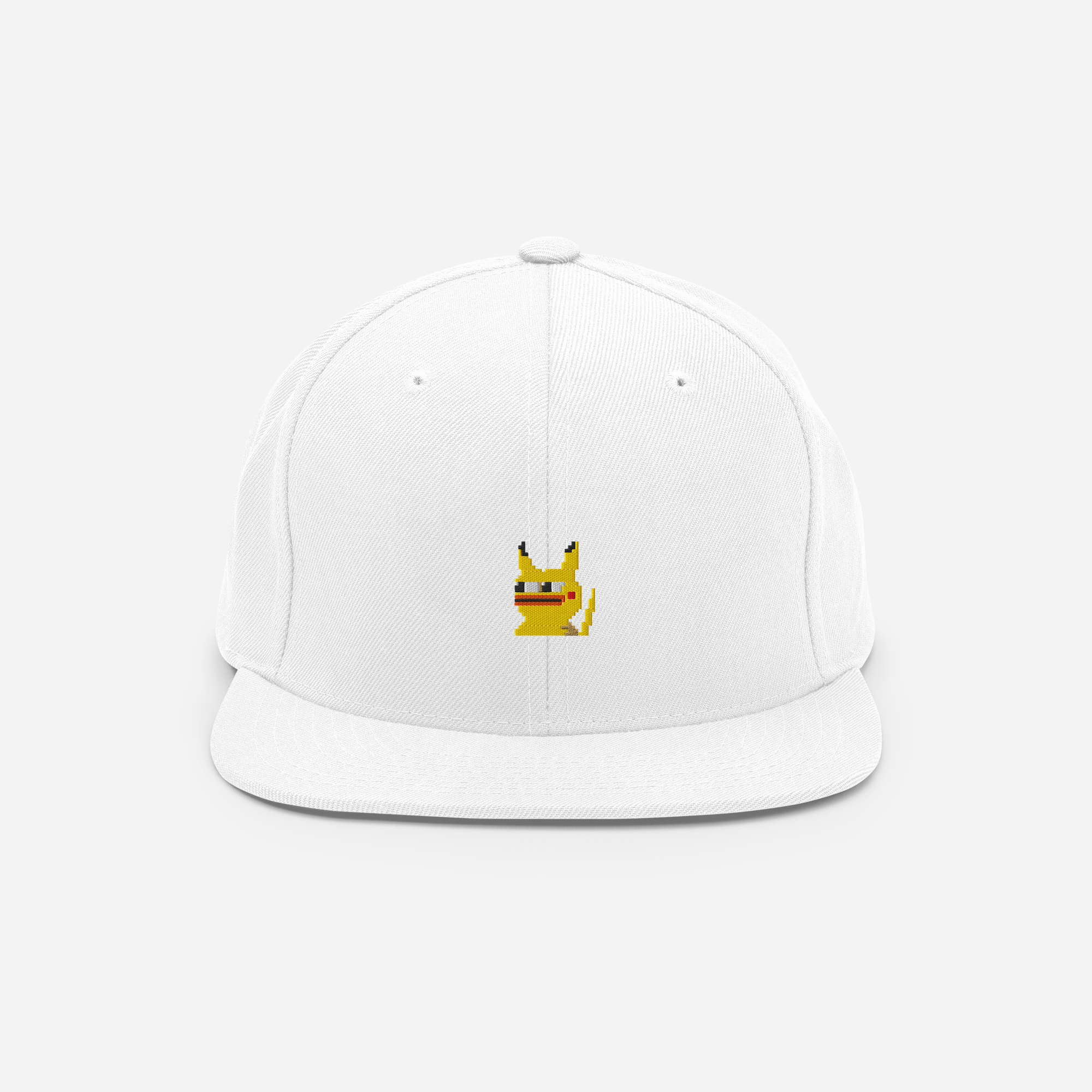 Classic Snapback - White - Pepekachu