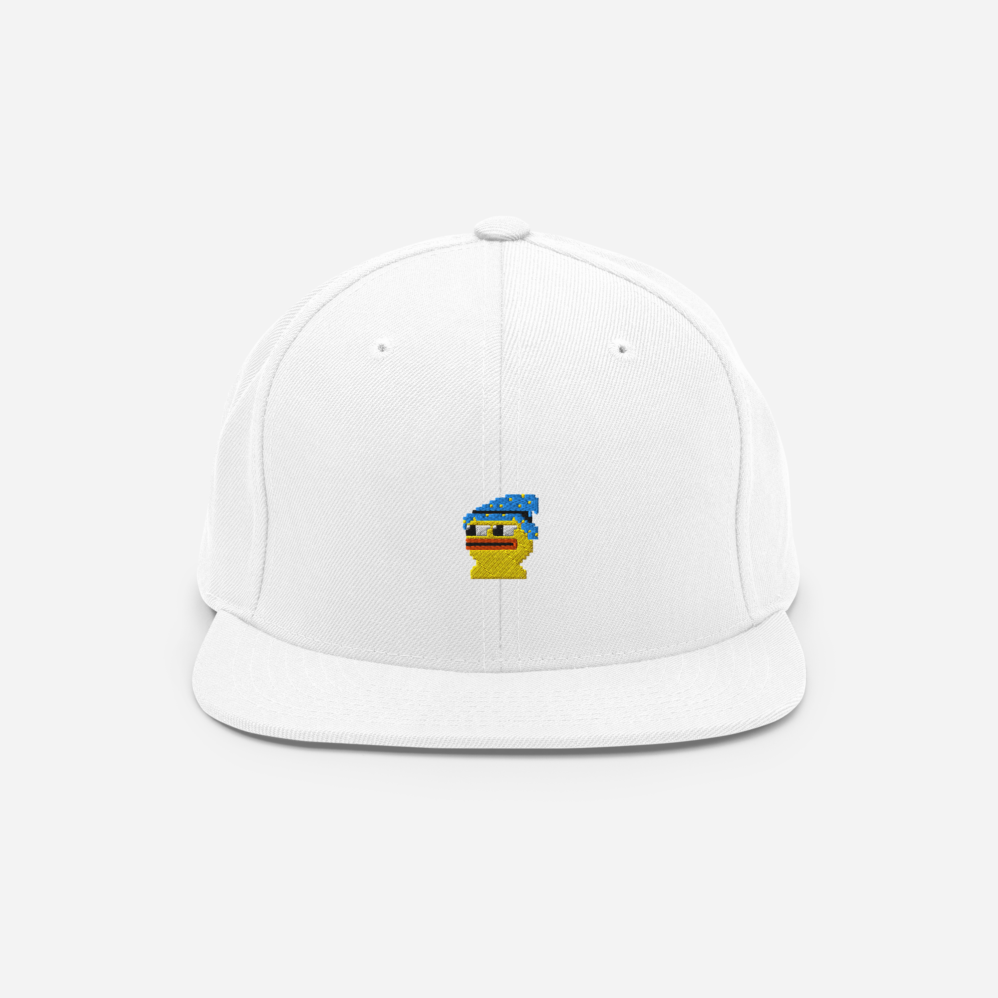 Classic Snapback - White - Pepewizard