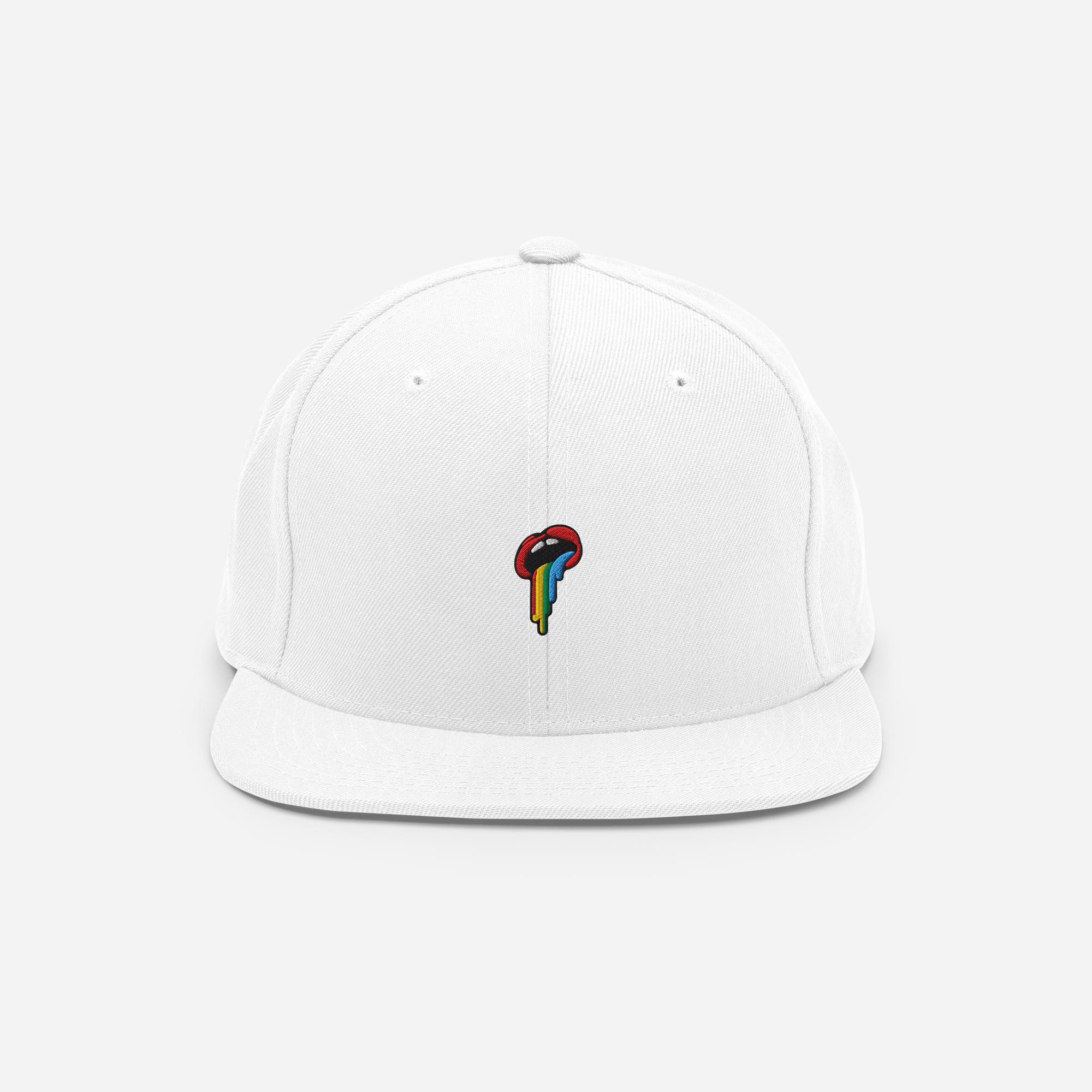 Classic Snapback - White - Rainbow