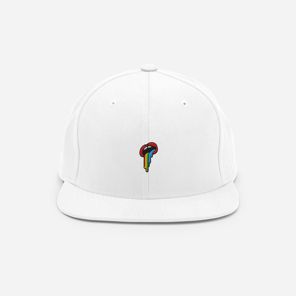Classic Snapback - White - Rainbow