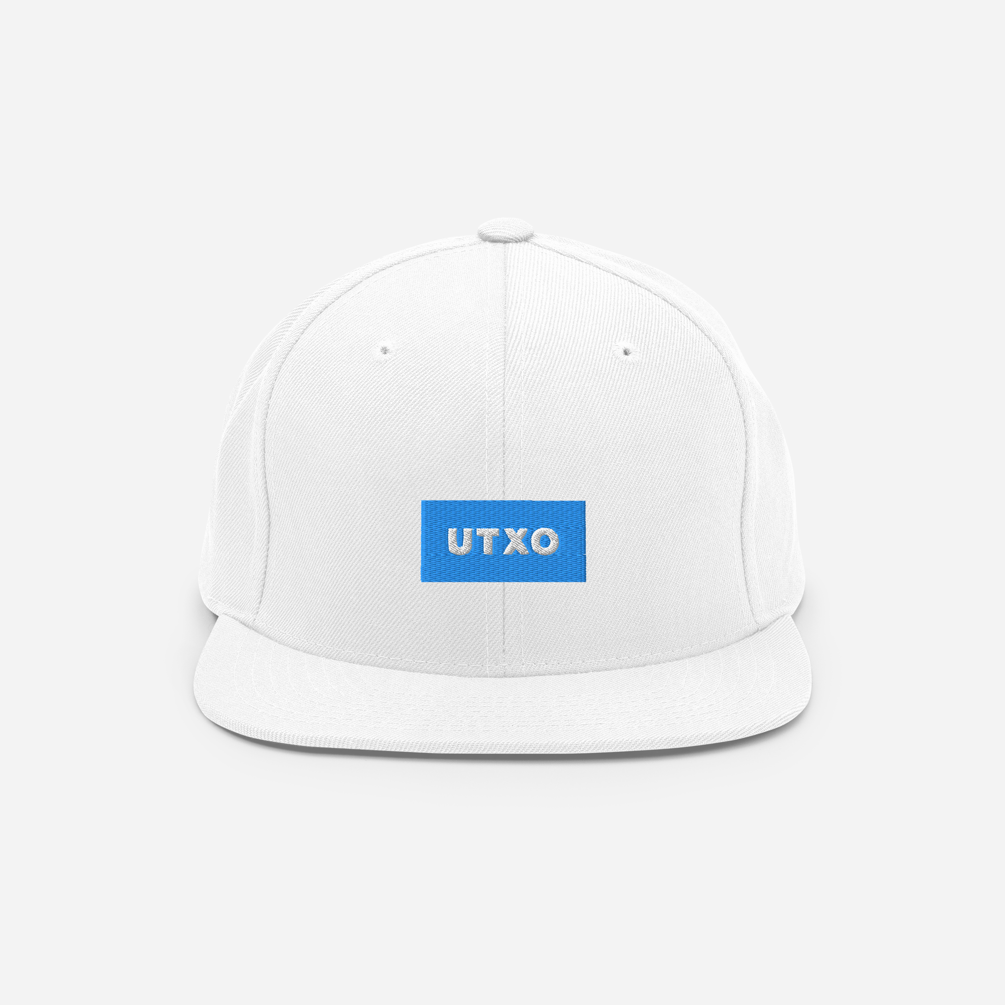 Classic Snapback - White - UTXO (blue)