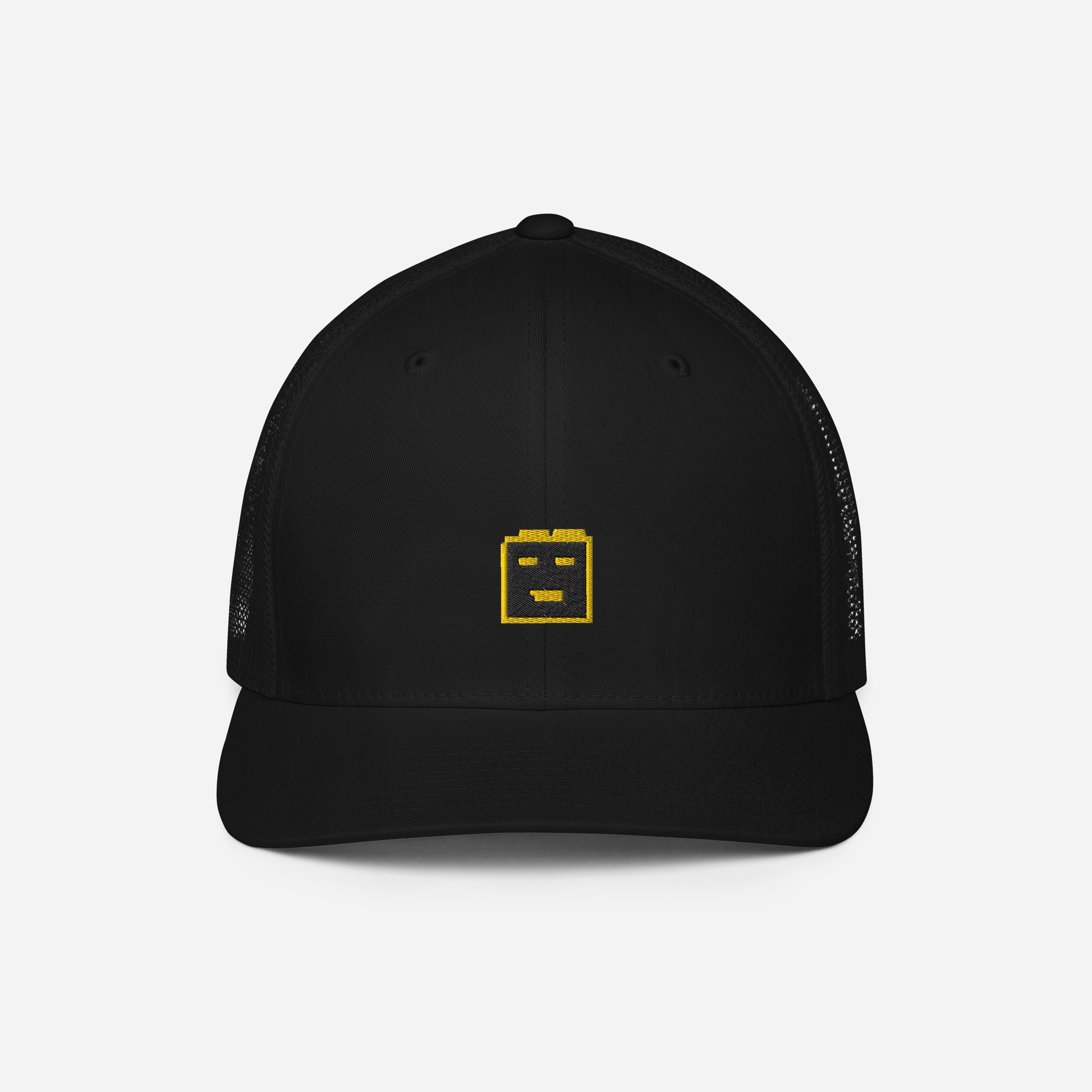 Closed-Back Trucker Cap - Black - BullChill