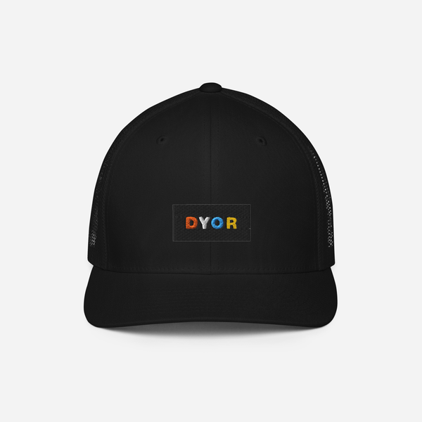 Closed-Back Trucker Cap - BLACK - DYOR