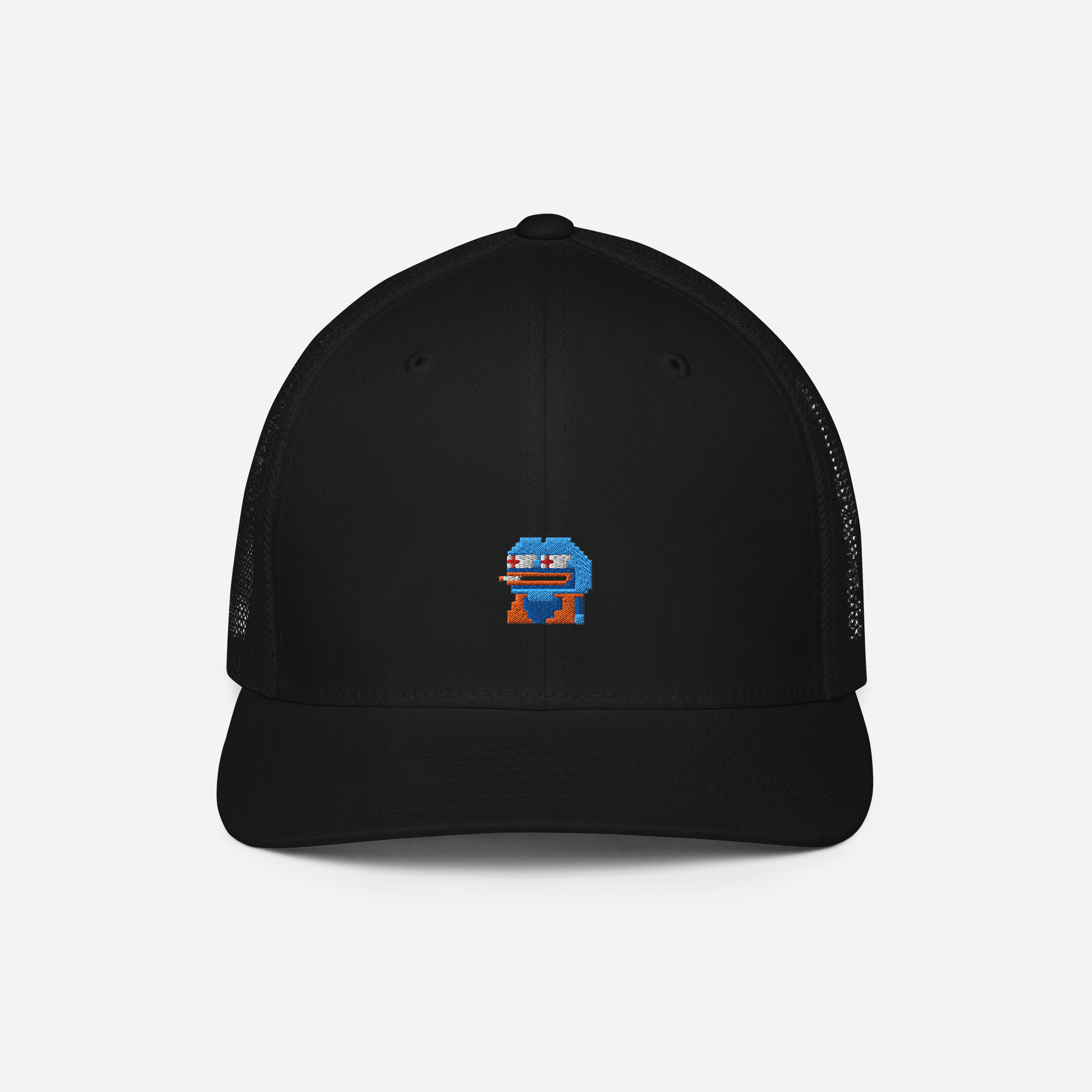 Closed-Back Trucker Cap - Black - Gokupepe