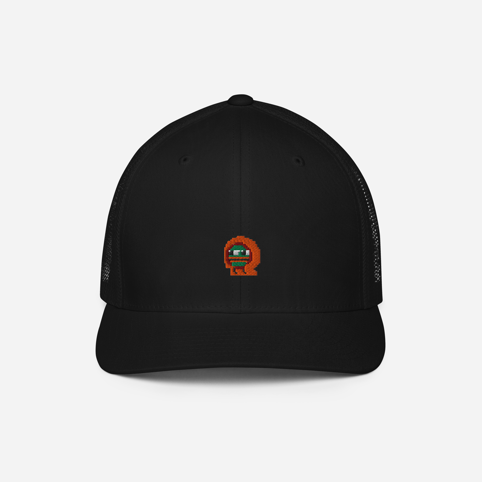 Closed-Back Trucker Cap - Black - Kylepepe