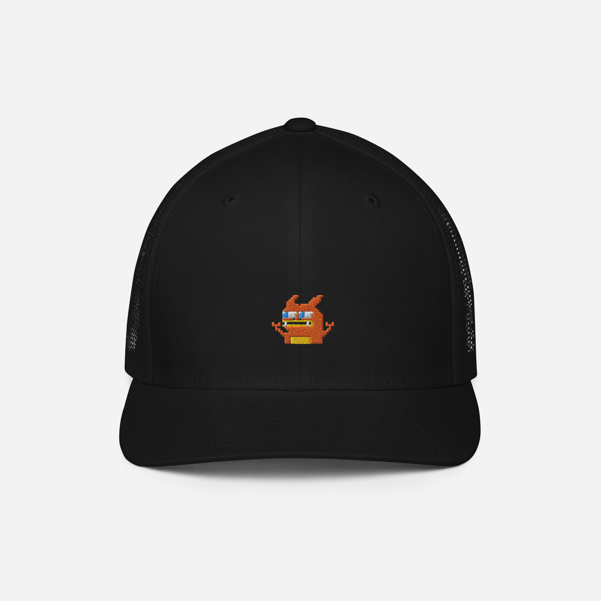 Closed-Back Trucker Cap - Black - Pepezard