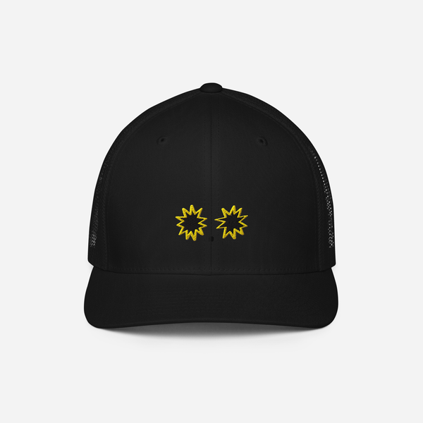 Closed-Back Trucker Cap - Black - StarsEyes