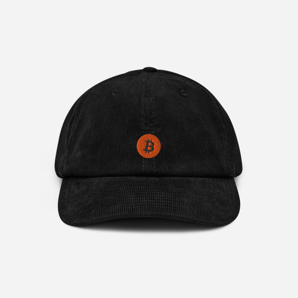 Corduroy Hat - Black - BTC