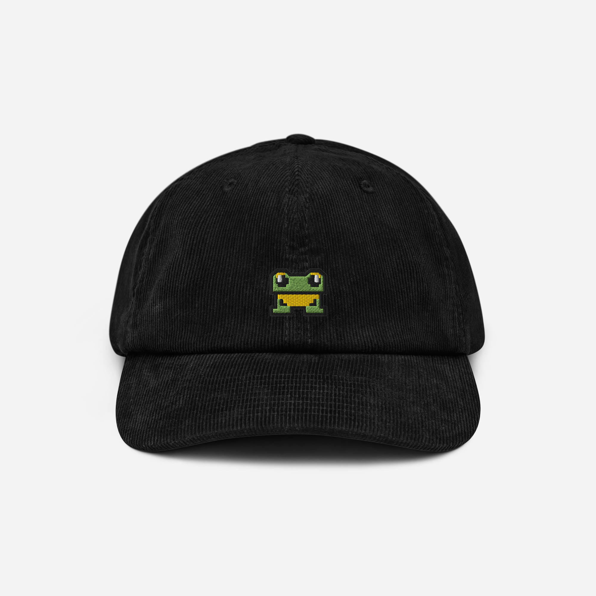 Corduroy Hat - Black - FrogFolio