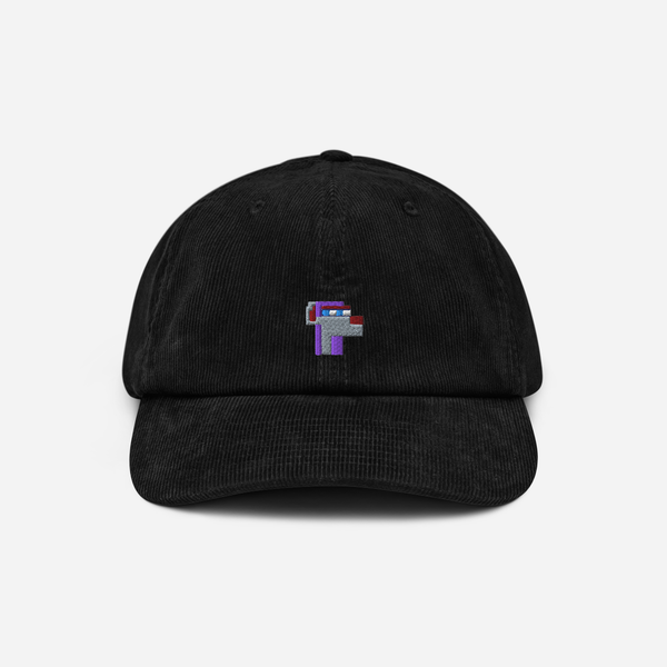 Corduroy Hat - Black - NodeDog