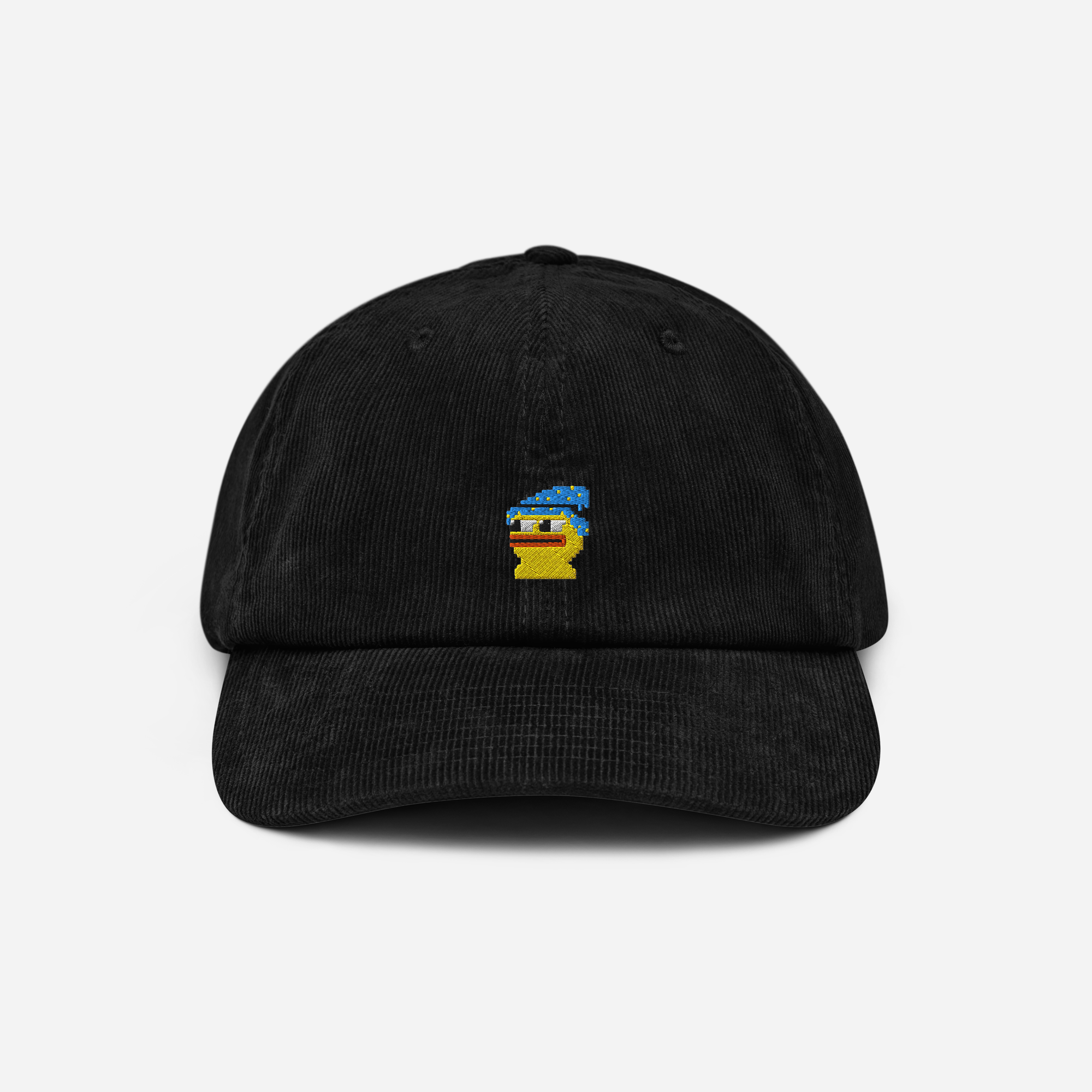 Corduroy Hat - Black - Pepewizard