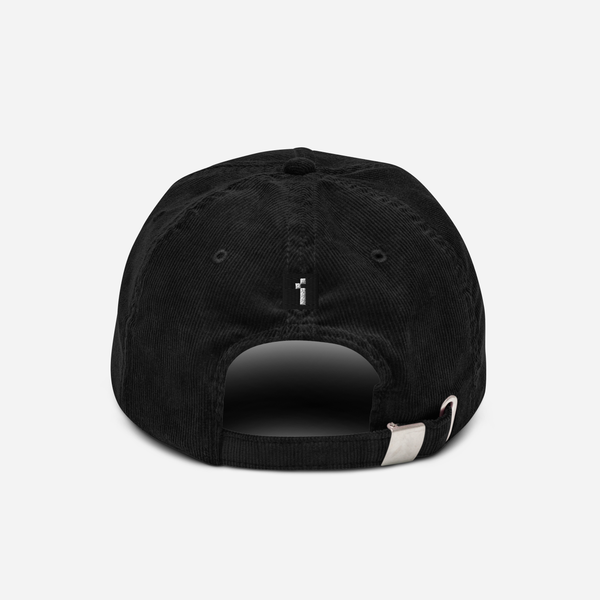 Corduroy Hat - Black - NodeCat