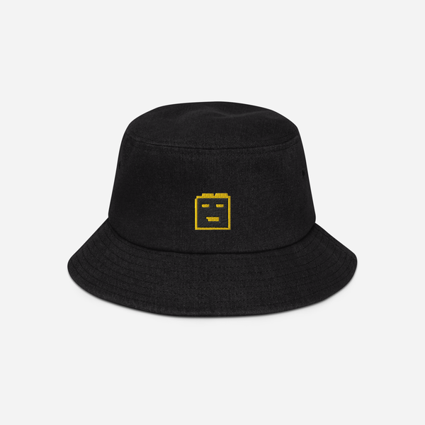 Denim Bucket Hat - BLACK - BullChill
