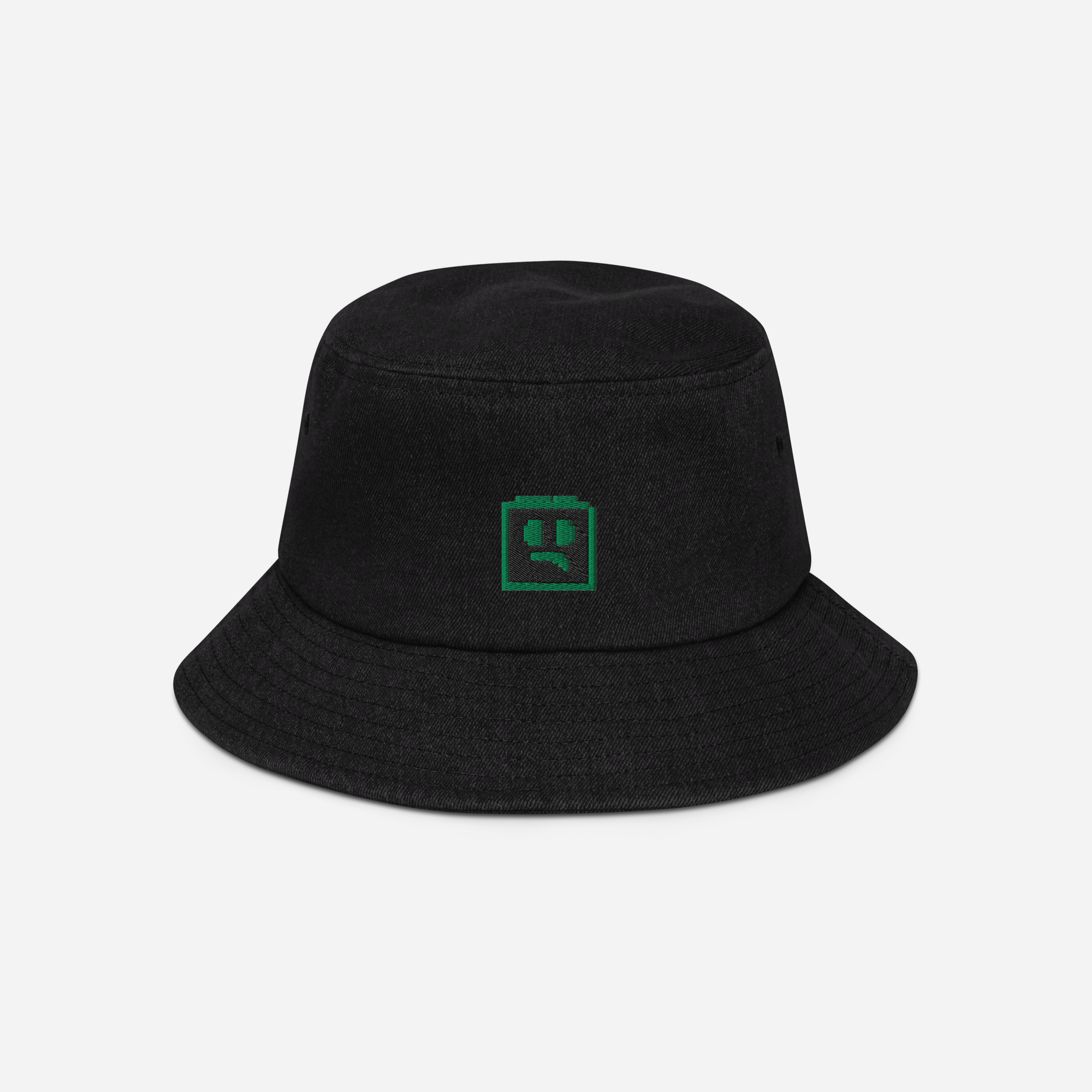 Denim Bucket Hat - BLACK - FOMO