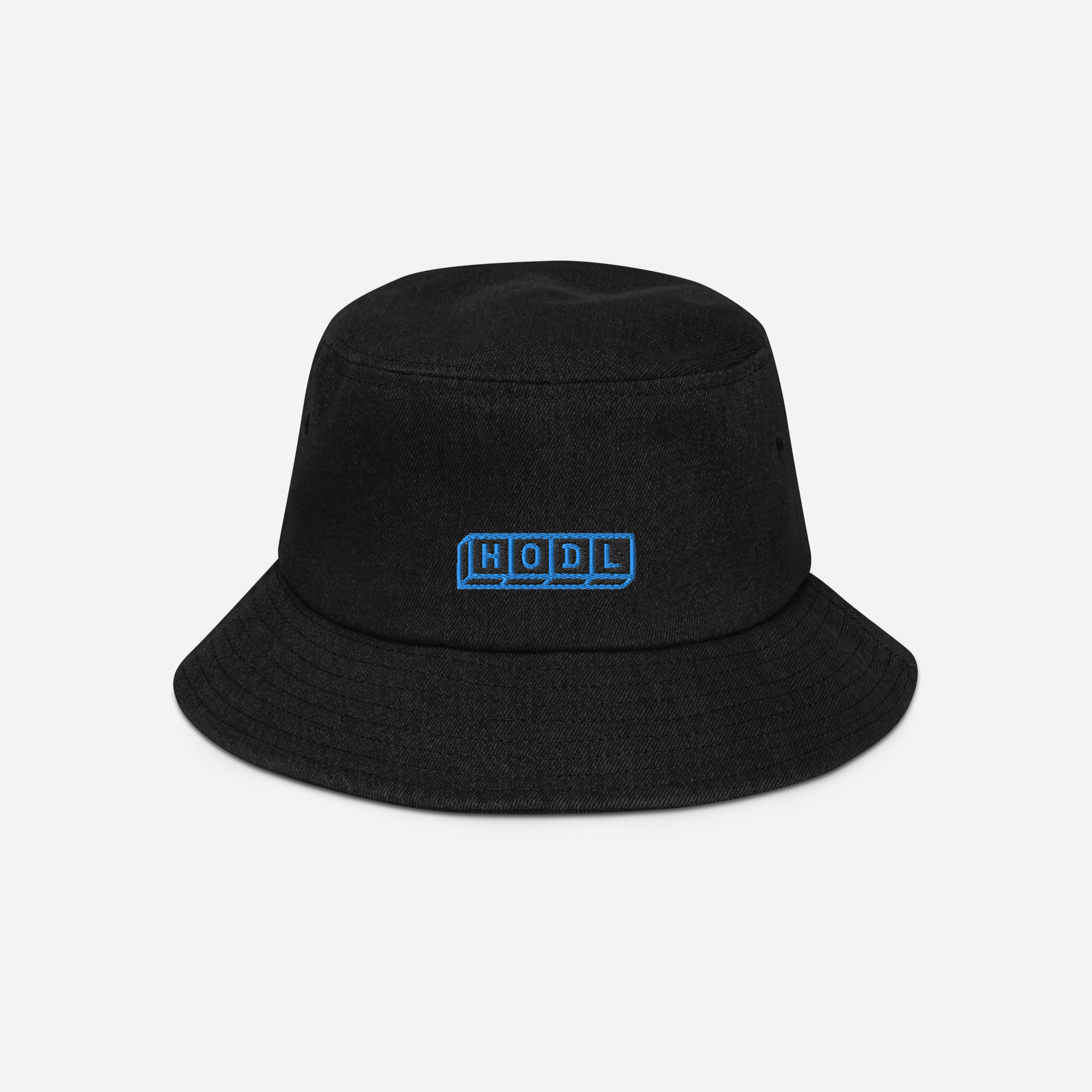 Denim Bucket Hat - BLACK - HODL