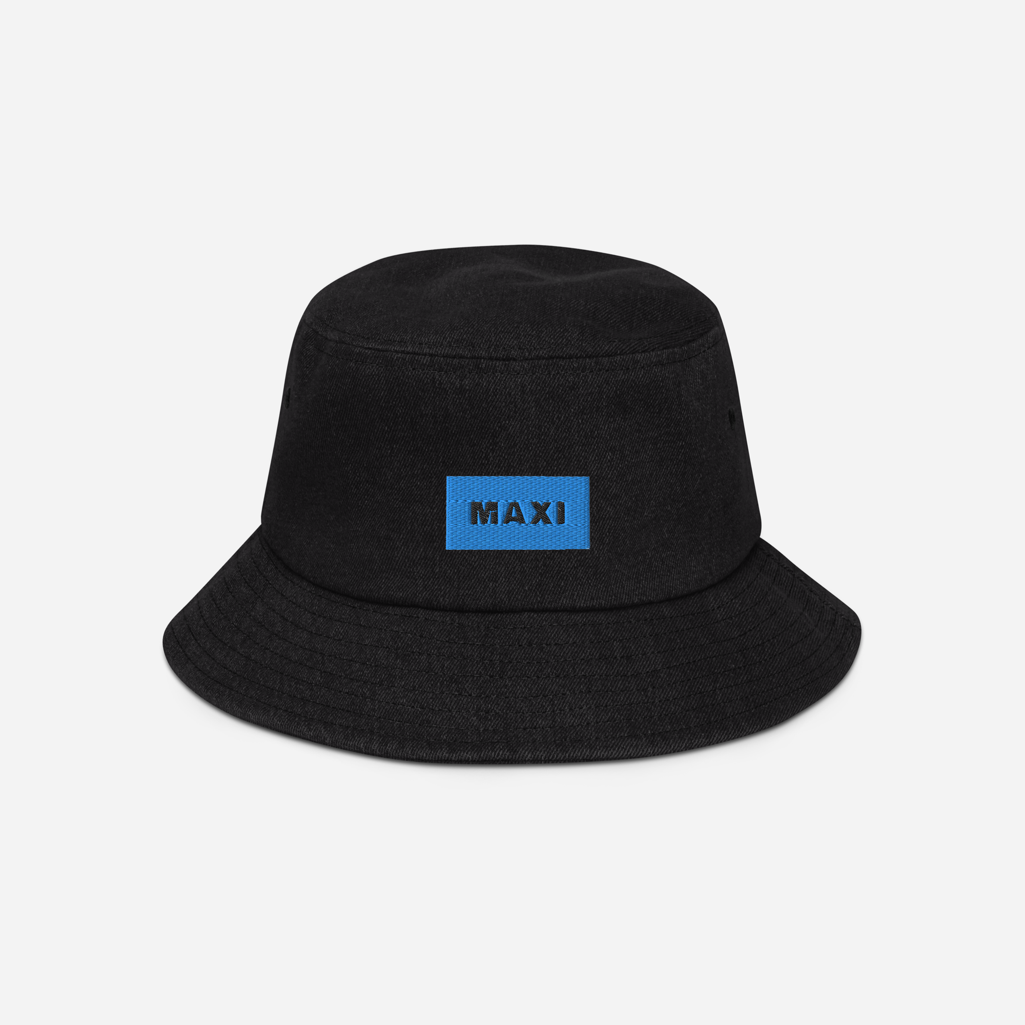 Denim Bucket Hat - BLACK - MAXI (blue)