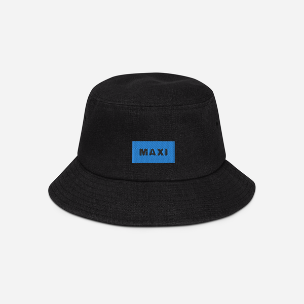 Denim Bucket Hat - BLACK - MAXI (blue)