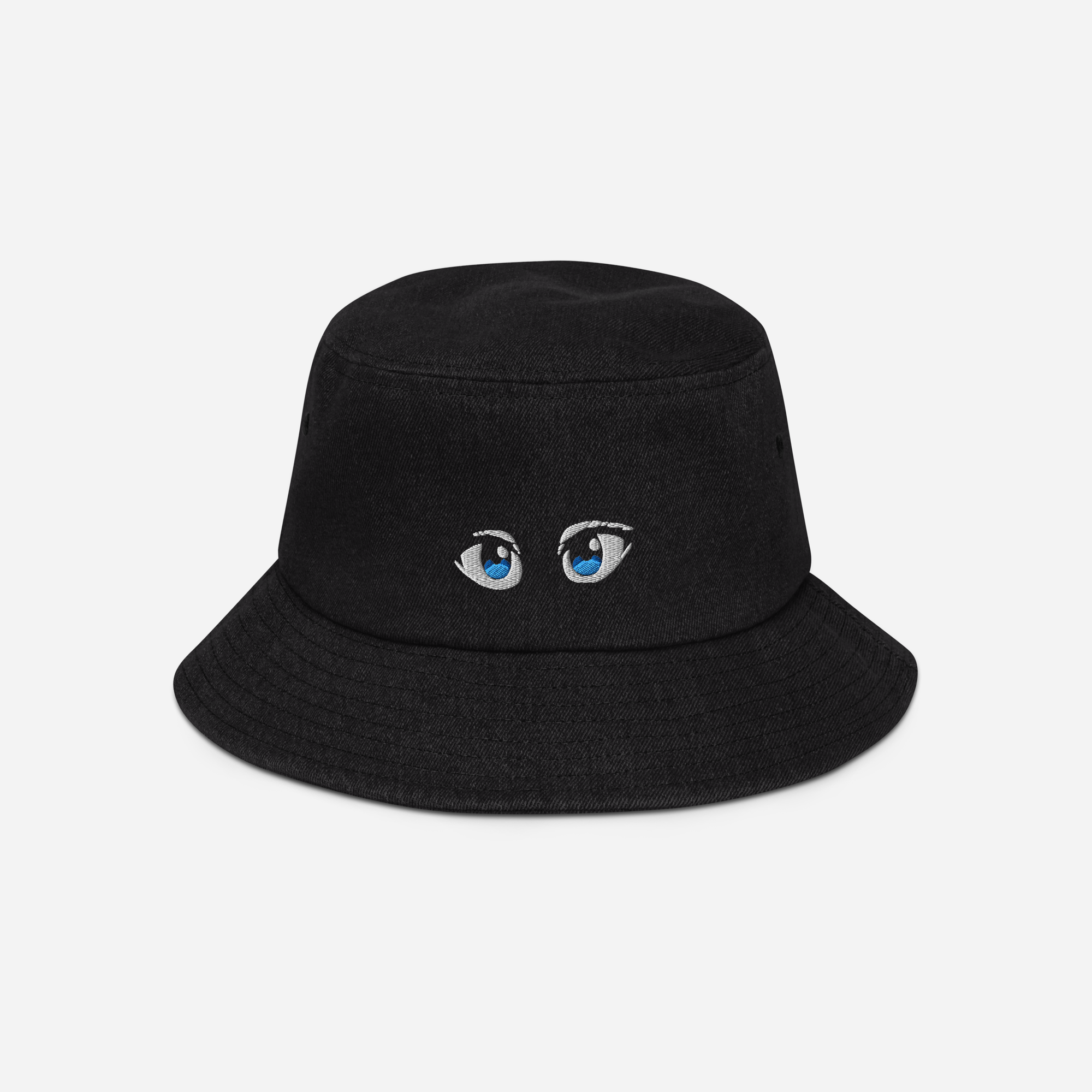 Denim Bucket Hat - BLACK - Manga