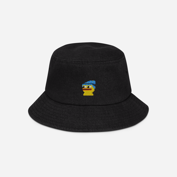 Denim Bucket Hat - BLACK - Pepewizard