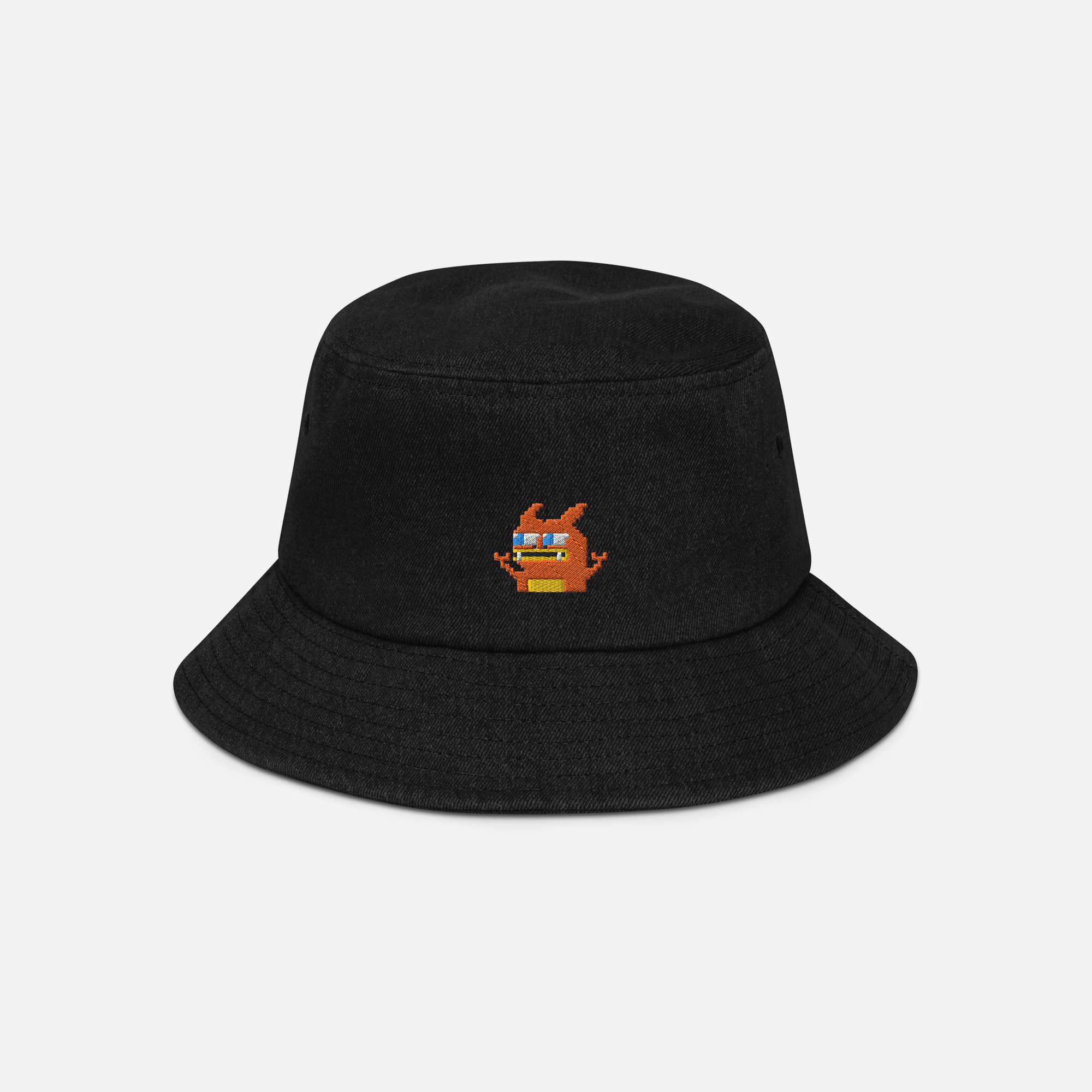 Denim Bucket Hat - BLACK - Pepezard