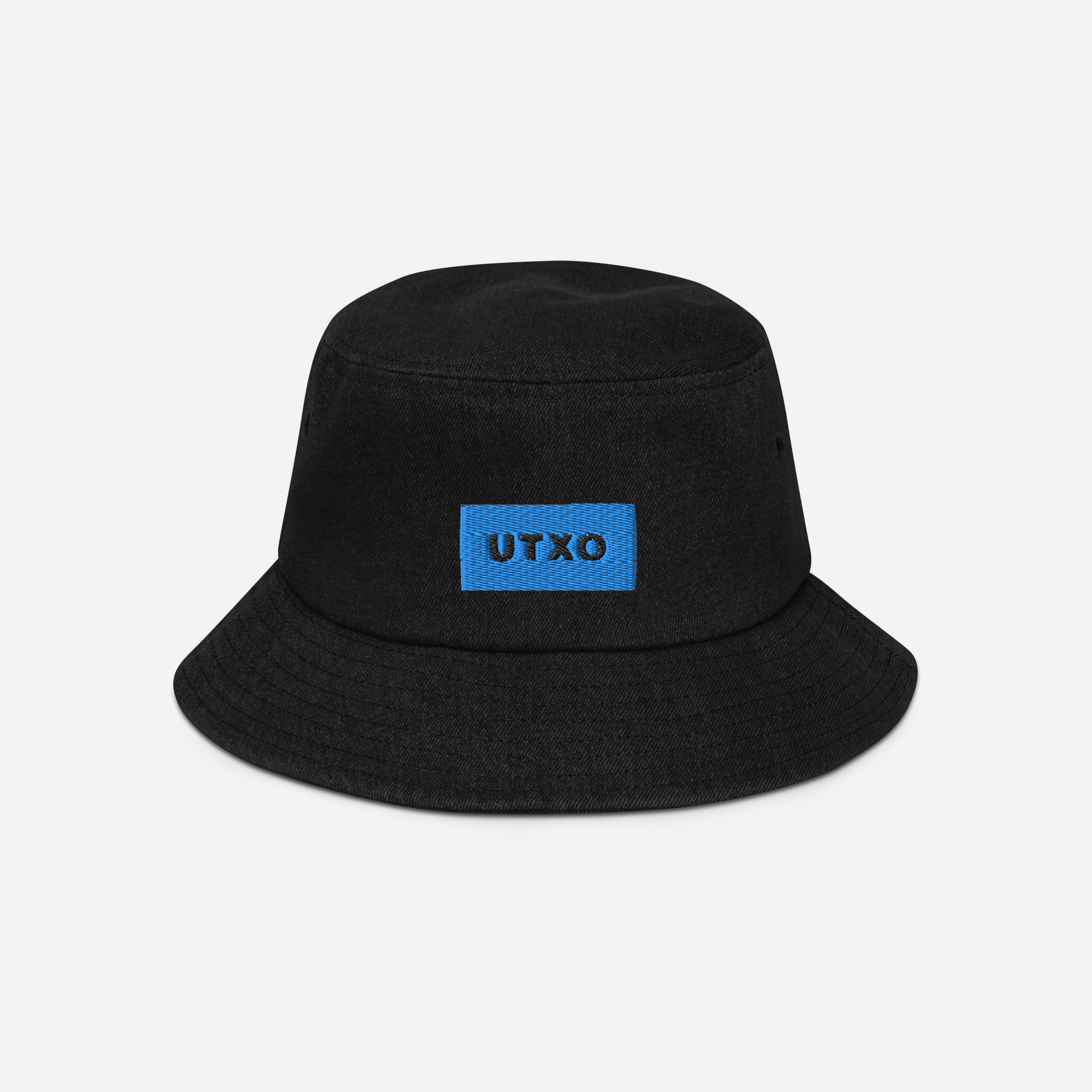 Denim Bucket Hat - BLACK - UTXO (blue)