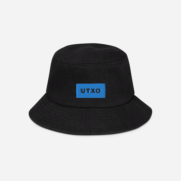 Denim Bucket Hat - BLACK - UTXO (blue)