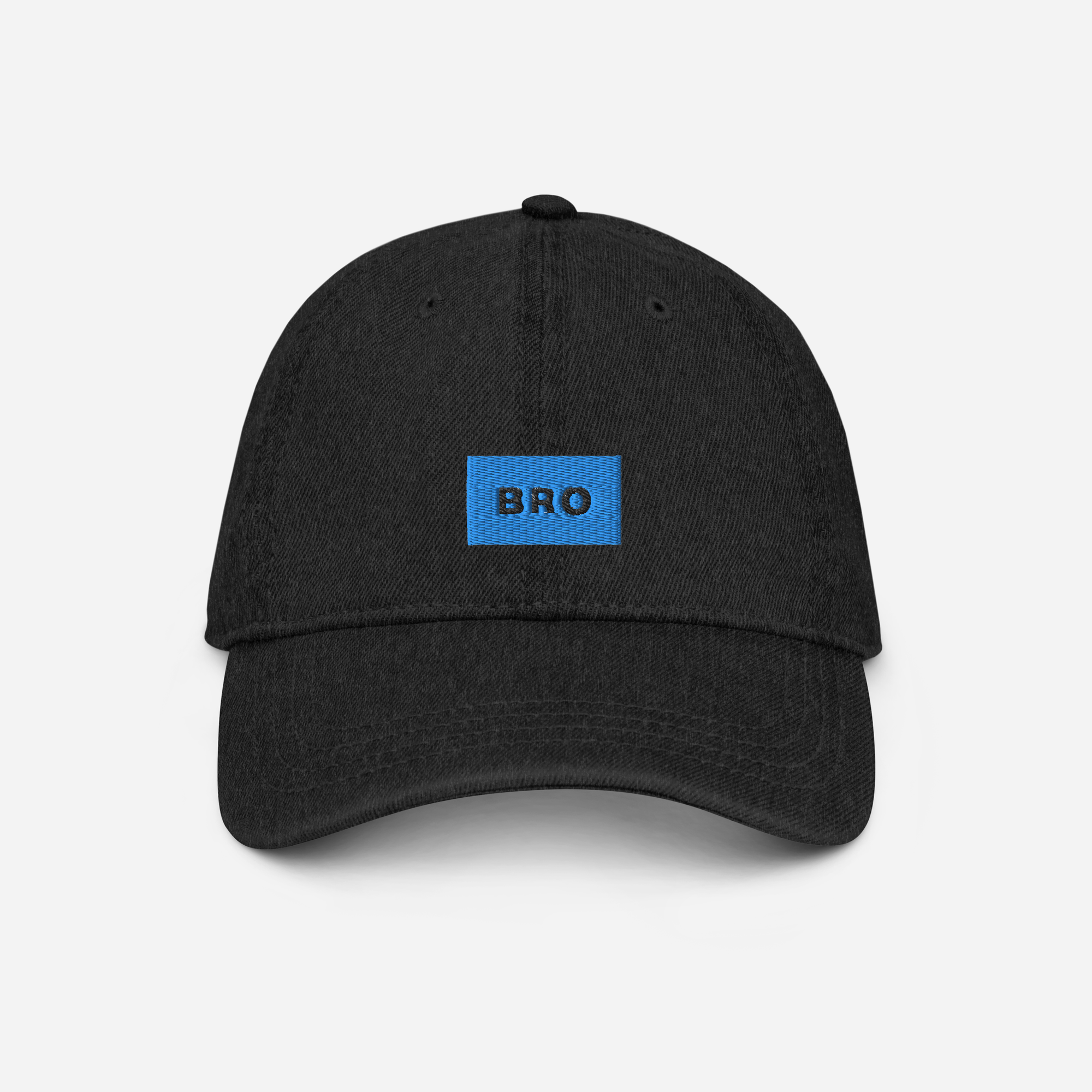 Denim Hat - BLACK - BRO (blue)