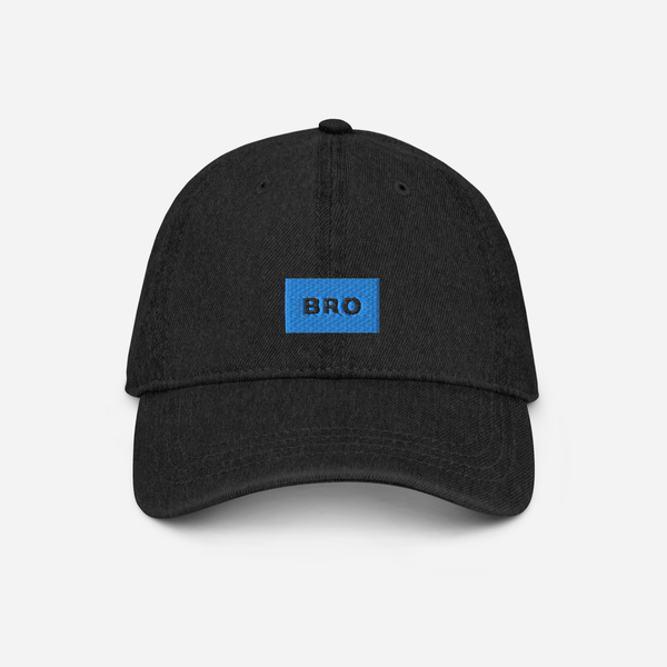Denim Hat - BLACK - BRO (blue)
