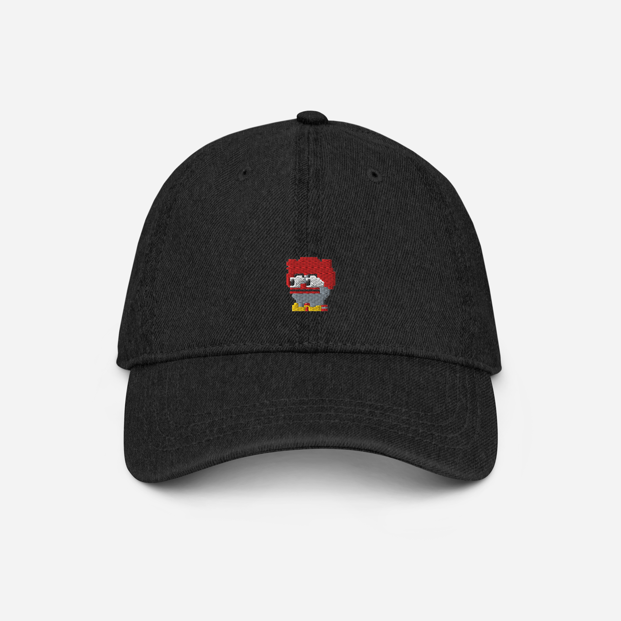 Denim Hat - Black - Clownpepe