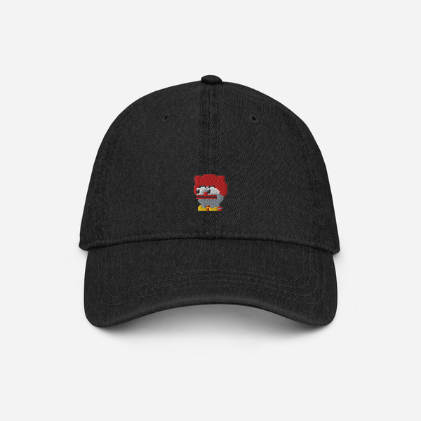 Denim Hat - Black - Clownpepe