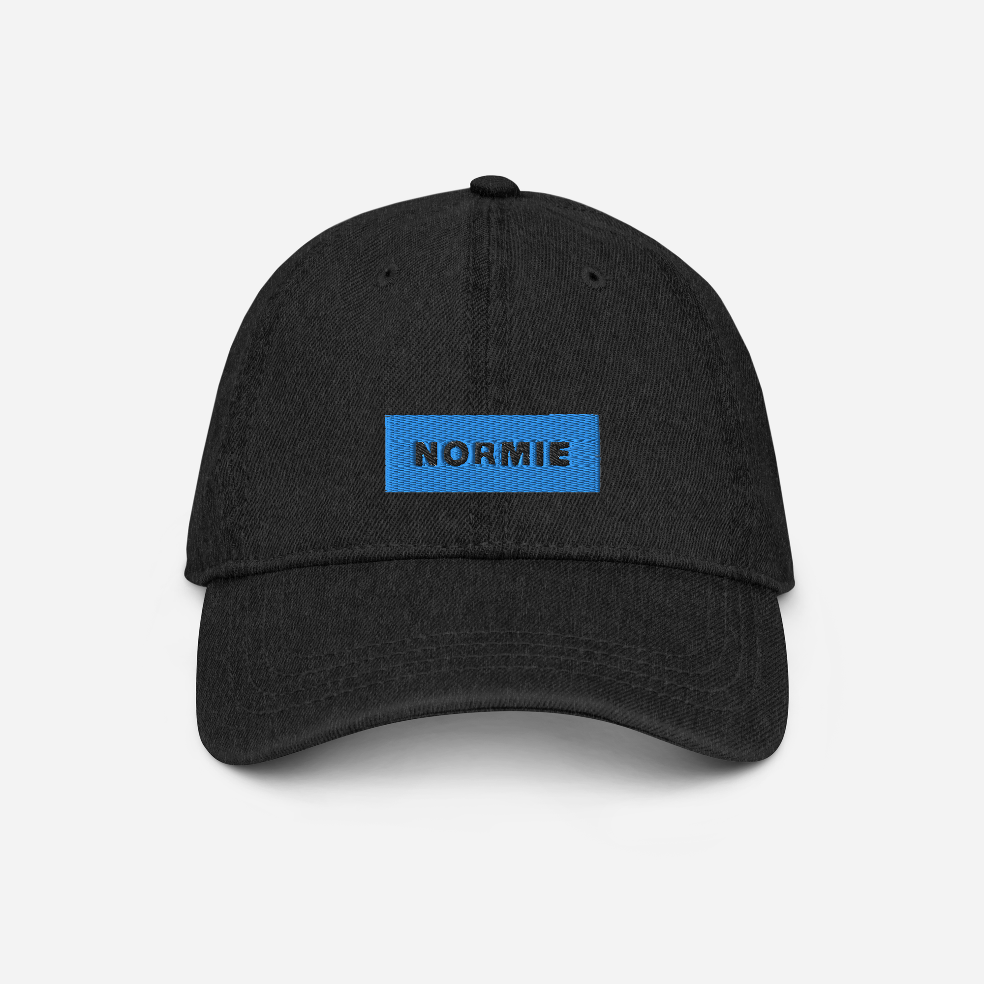 Denim Hat - Black - NORMIE (blue)