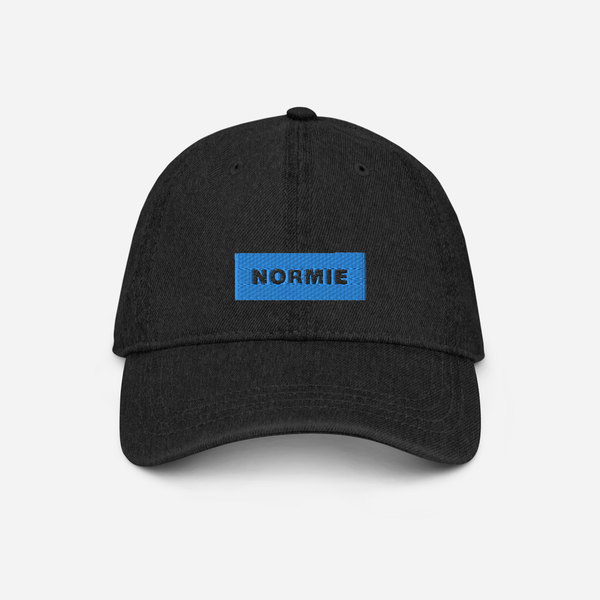 Denim Hat - Black - NORMIE (blue)