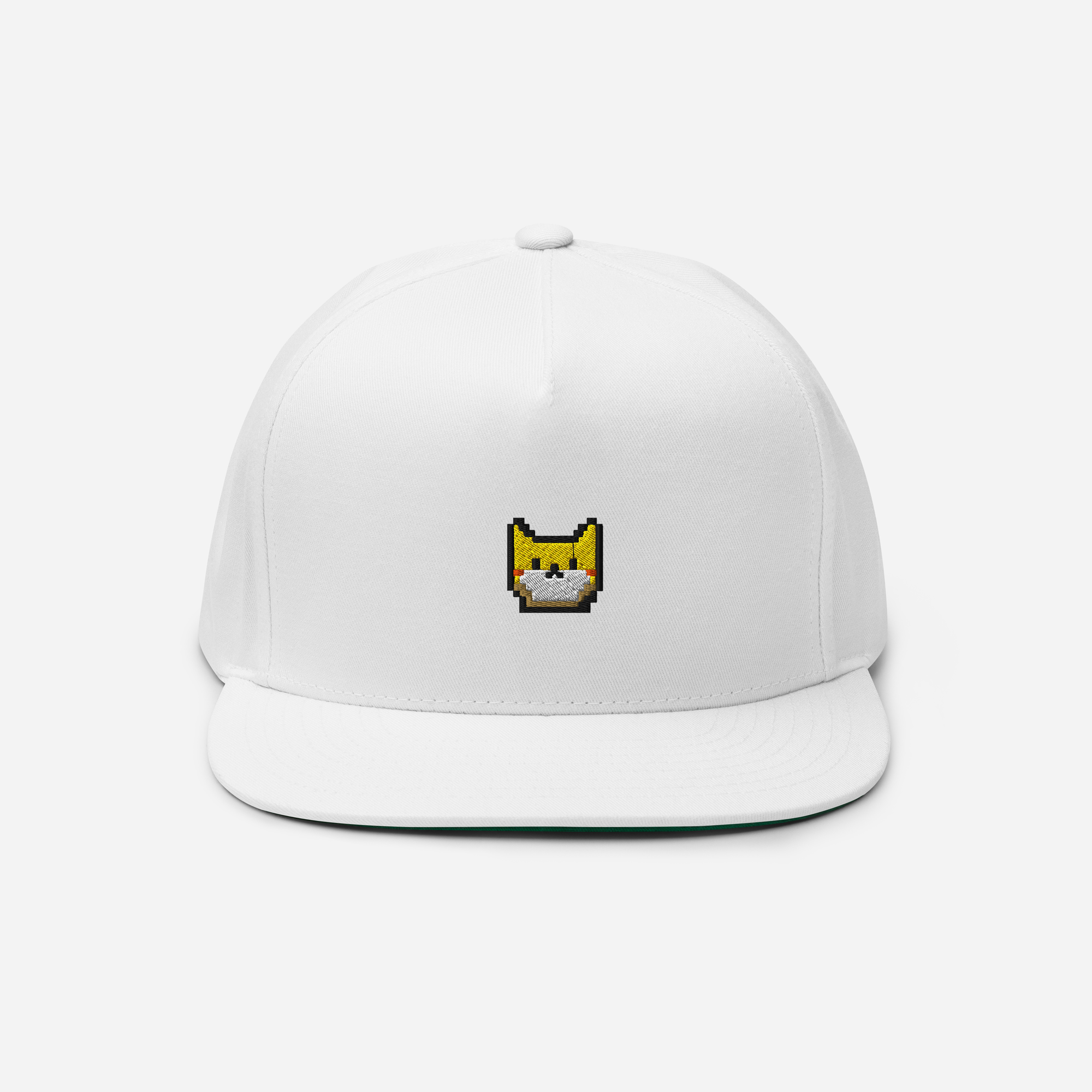 Flat Bill Cap - White - Catoshi