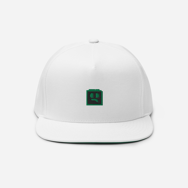 Flat Bill Cap - White - FOMO