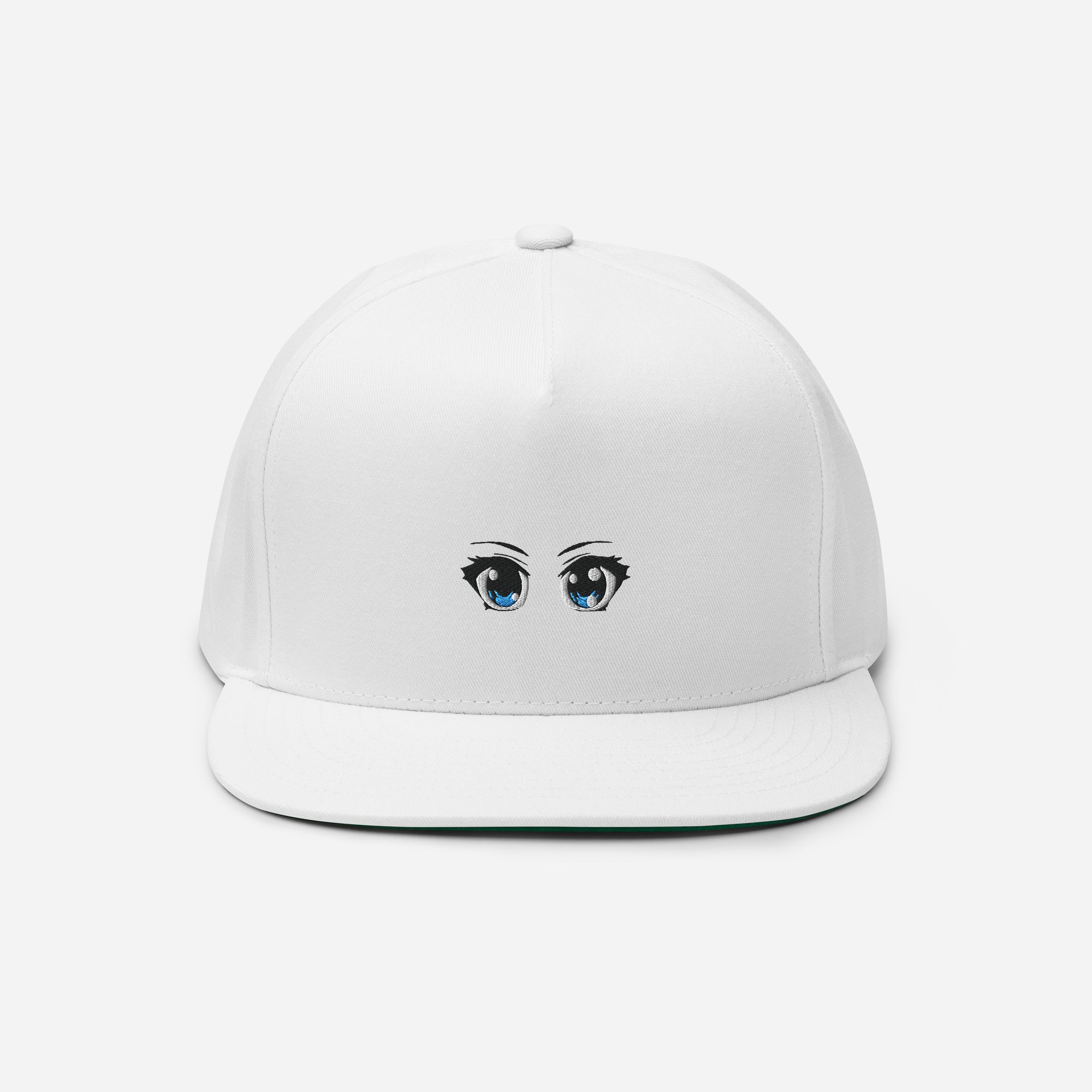 Flat Bill Cap - White - Manga