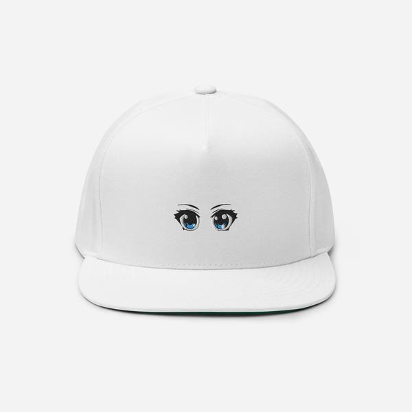 Flat Bill Cap - White - Manga