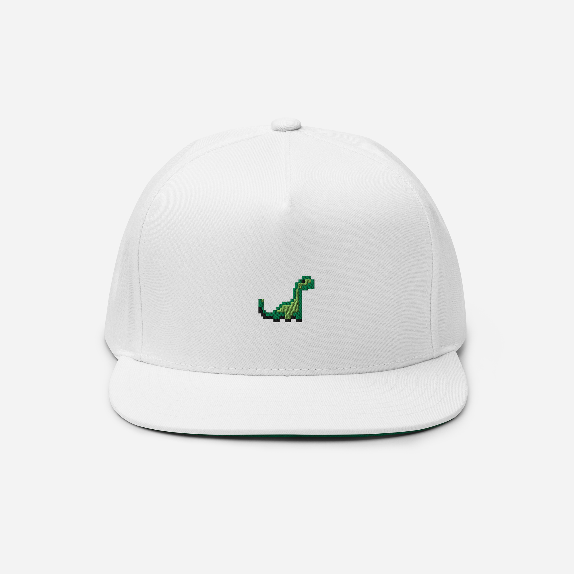 Flat Bill Cap - White - RexRally