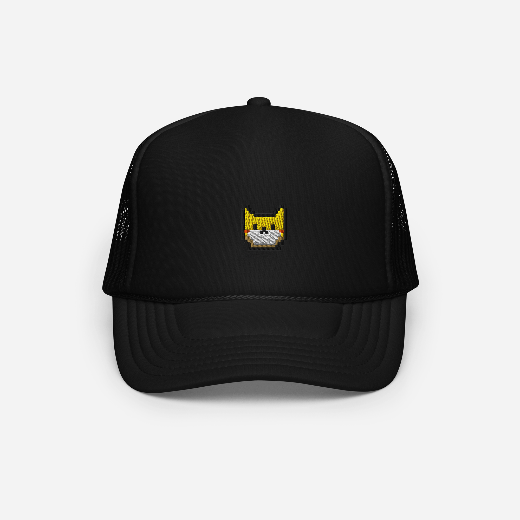 Foam Trucker Hat - Black - Catoshi