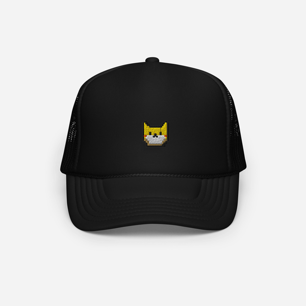 Foam Trucker Hat - Black - Catoshi