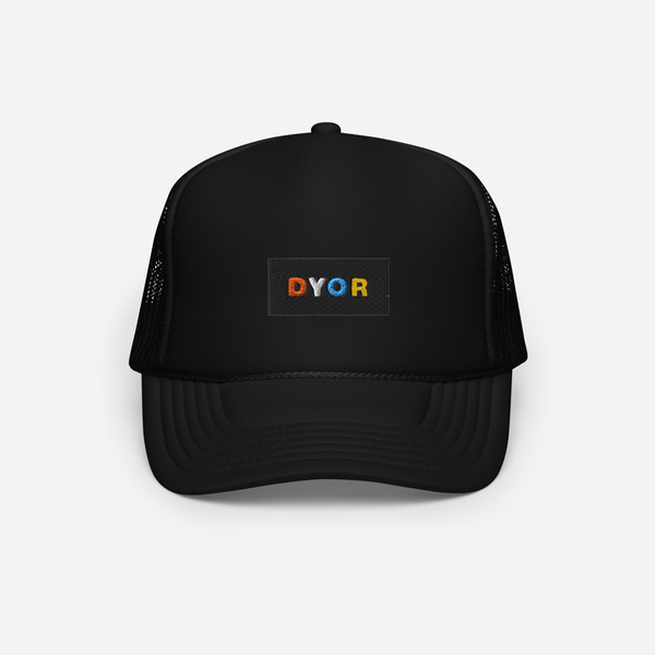 Foam Trucker Hat - BLACK - DYOR