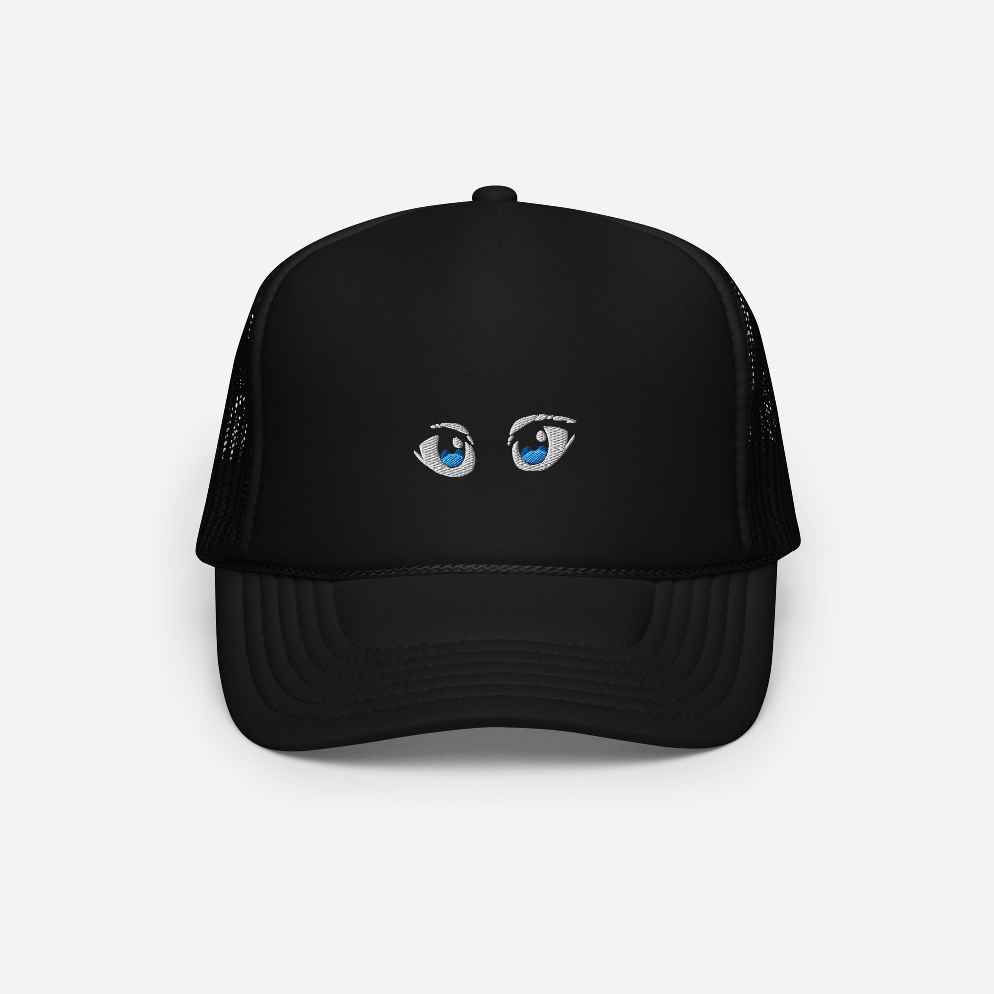 Foam Trucker Hat - Black - Manga