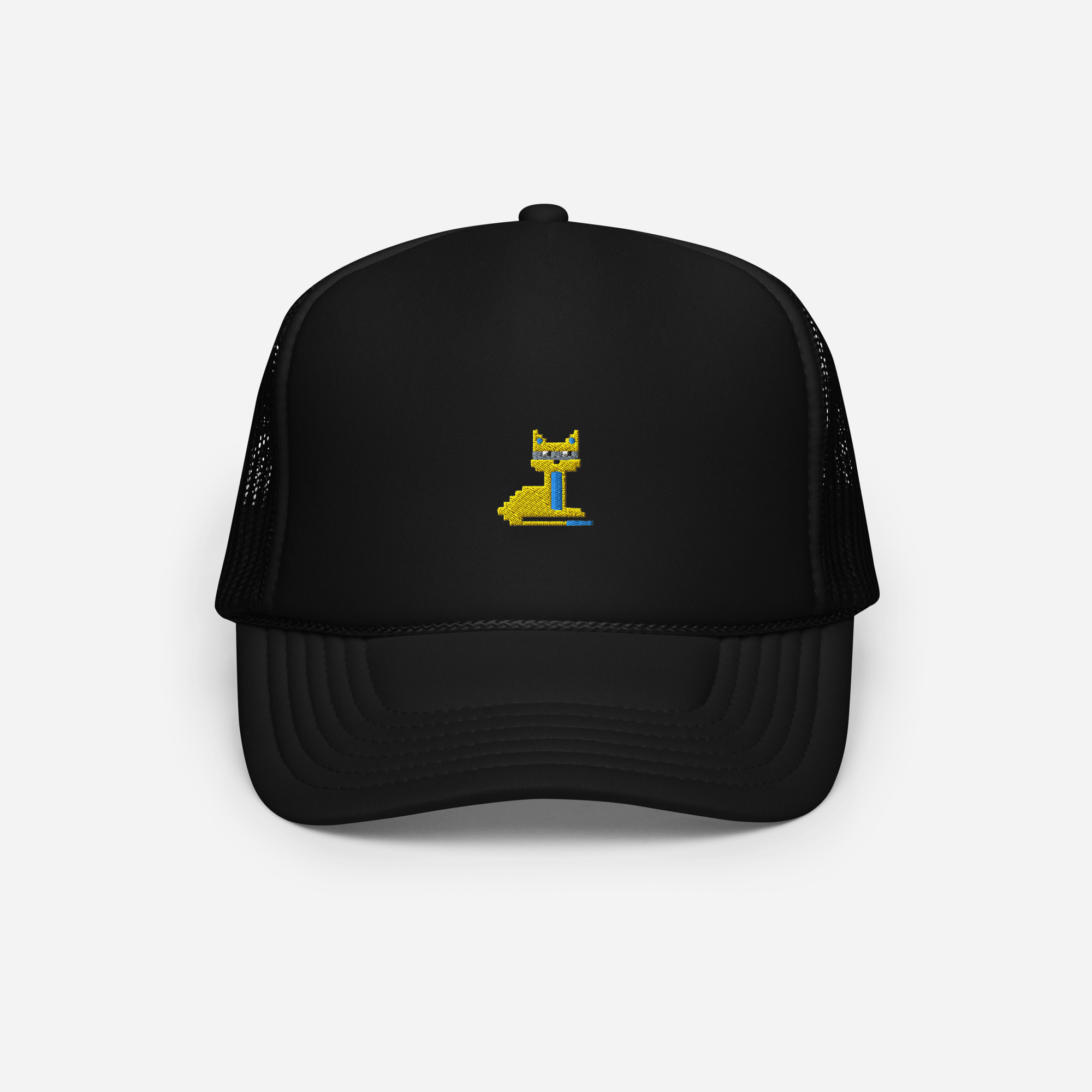 Foam Trucker Hat - Black - NodeCat