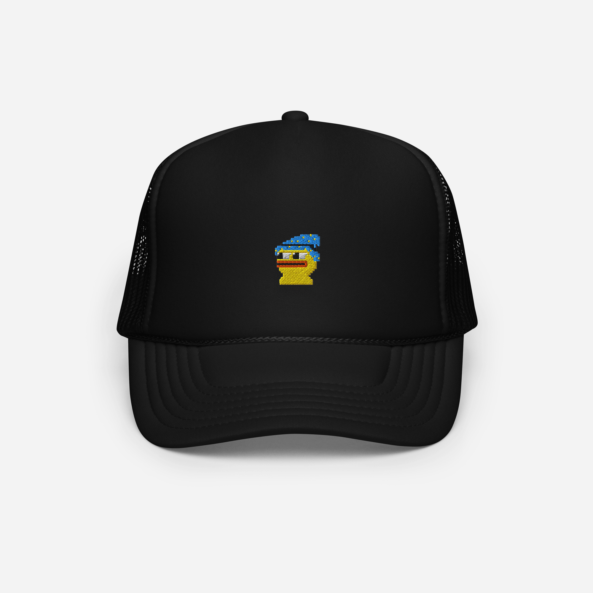 Foam Trucker Hat - Black - Pepewizard